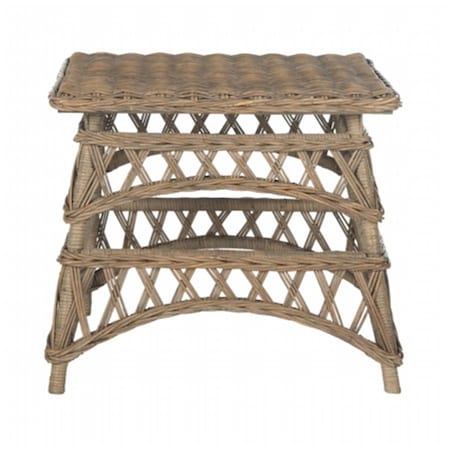 Safavieh Sora Accent Table- Natural - 20.5 x 23.6 x 23.6 in. SEA7027A